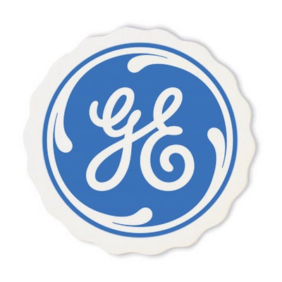 40 pt. Pulpboard Coaster, 3.625" Scalloped